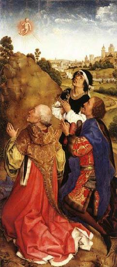 WEYDEN, Rogier van der Bladelin Triptych oil painting picture